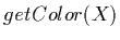 $getColor(X)$