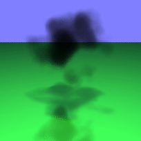 \includegraphics [height=4.5cm] {images/small_cloud_absorption.eps}
