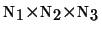 $N_{1}{\times}N_{2}{\times}N_{3}$