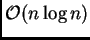 ${\cal O}(n \log n)$