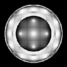 \includegraphics[width=4.8cm]{pics/2_sphere_rect.ps}